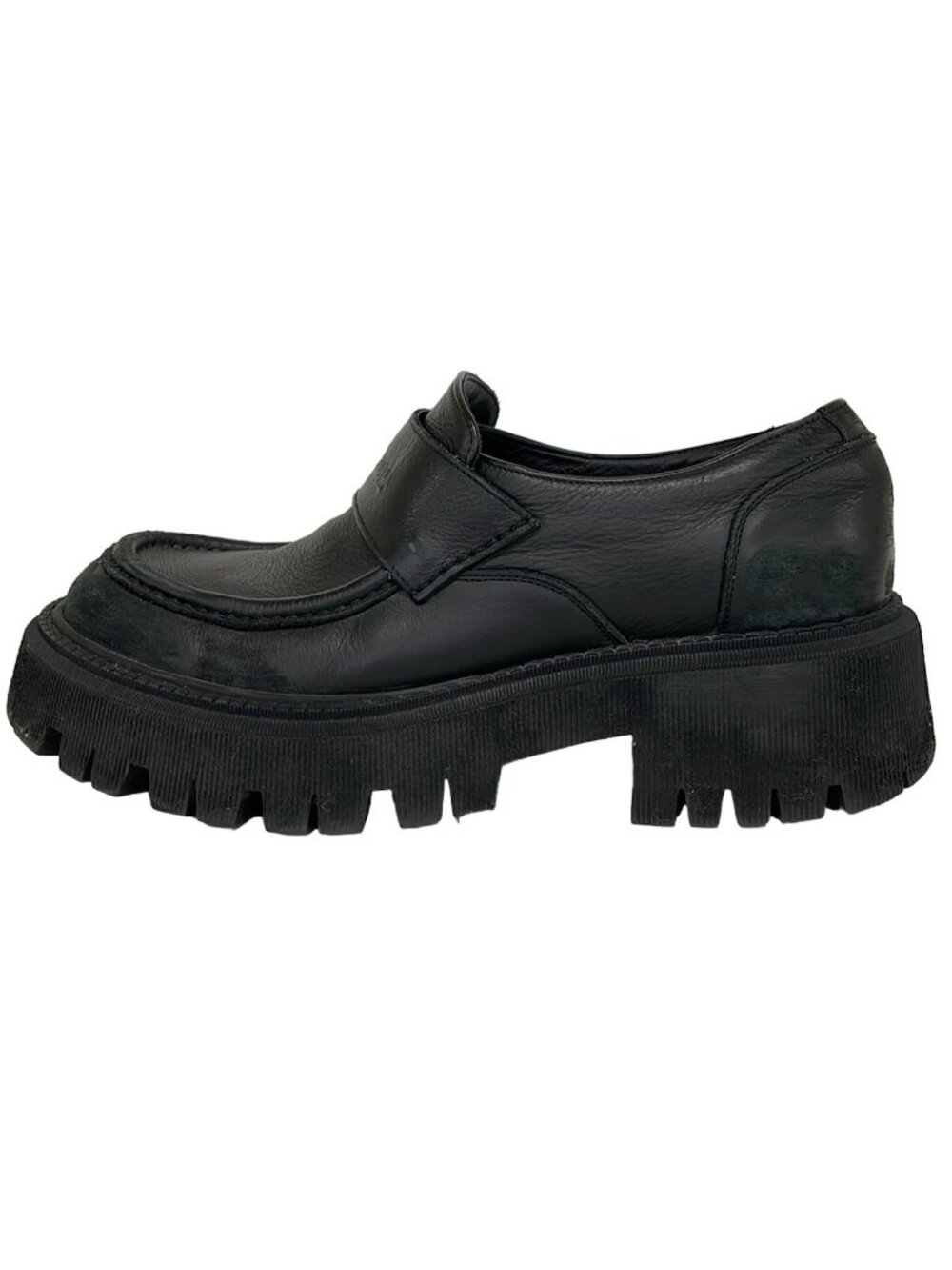 Balenciaga Shoes Black Leather